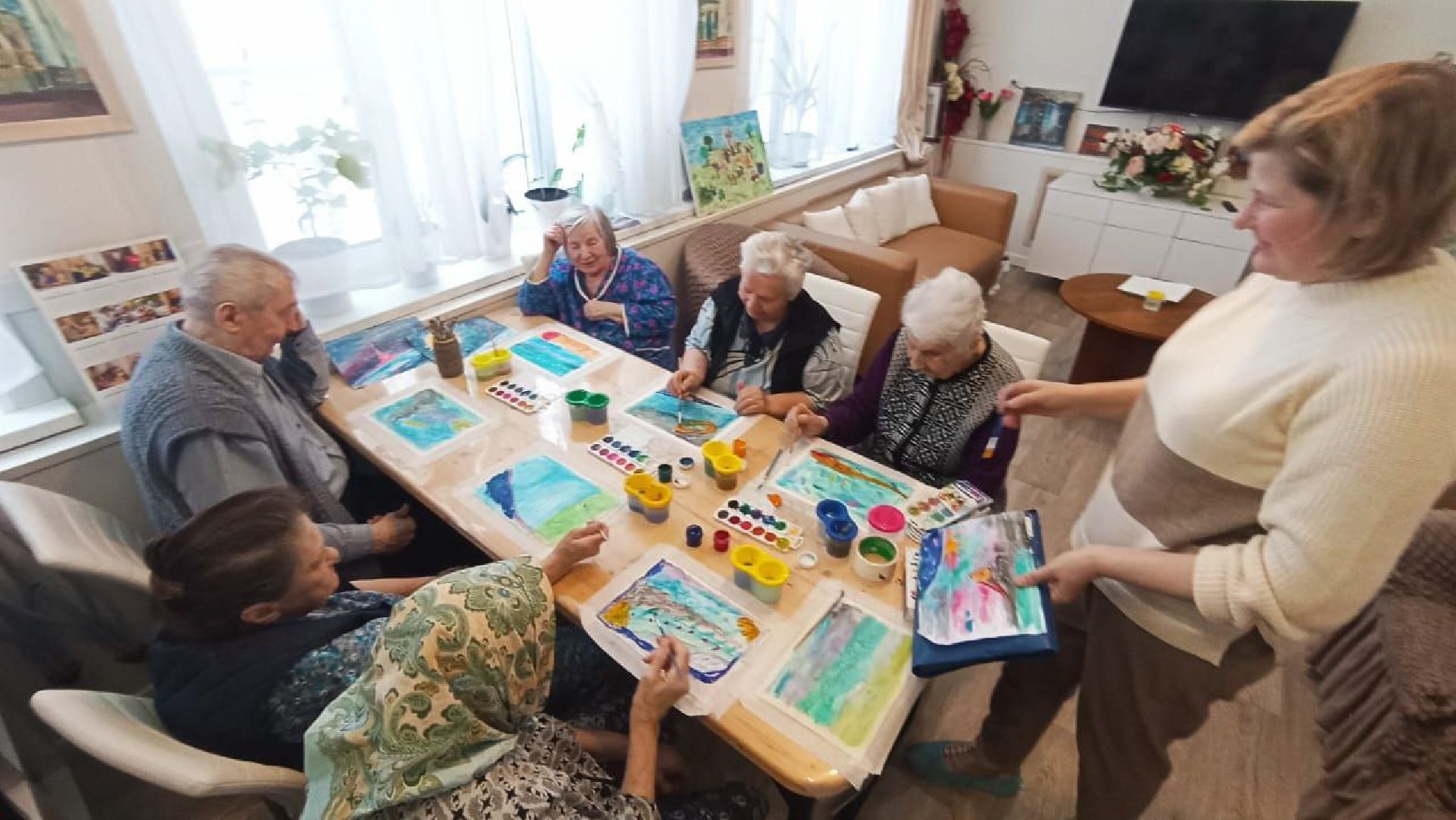 ивантеевка, интернат, пожилые люди, нежный бизнес, волонтерская помощь, подарки, музыкальный вечер,