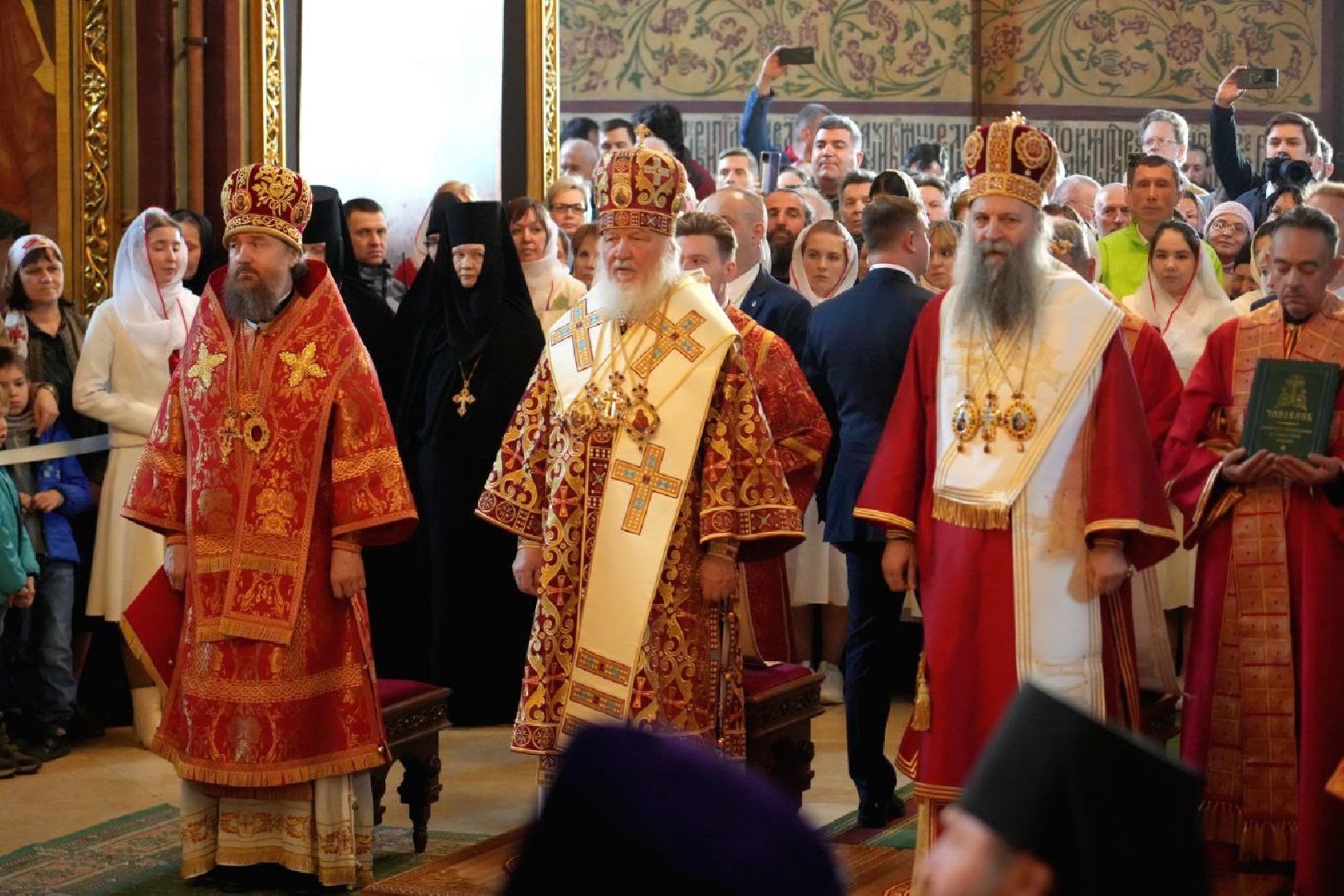 сергиев посад, сергиево-посадский городской округ, патриарх кирилл, патриарх сербский , троице-сергиева лавра,эксклюзив ,