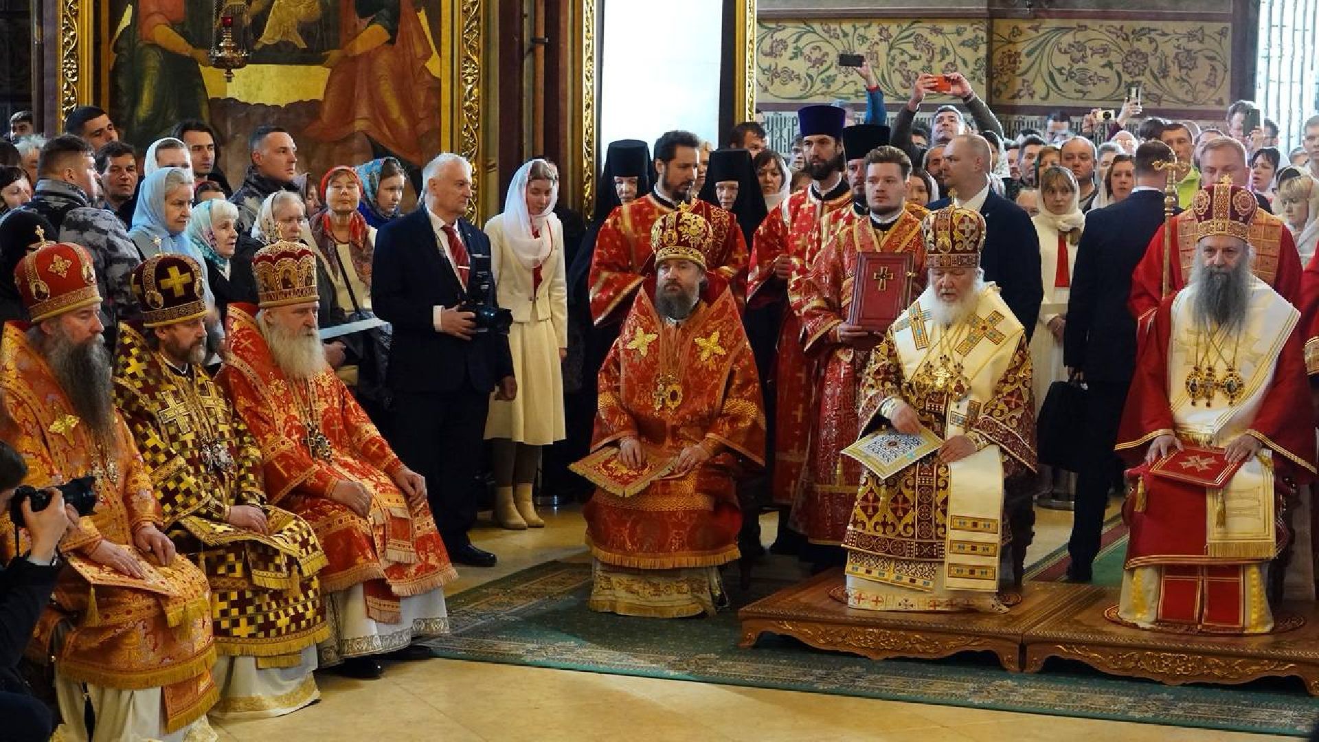 сергиев посад, сергиево-посадский городской округ, патриарх кирилл, патриарх сербский , троице-сергиева лавра,эксклюзив ,