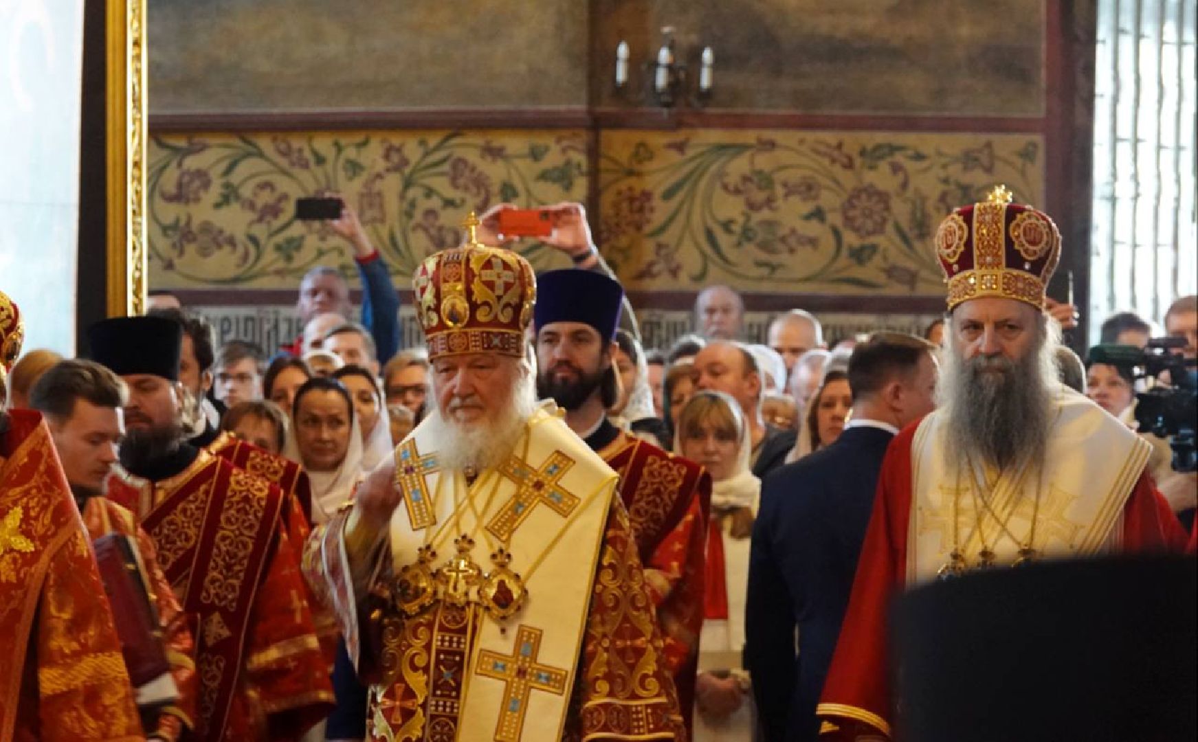 сергиев посад, сергиево-посадский городской округ, патриарх кирилл, патриарх сербский , троице-сергиева лавра,эксклюзив ,