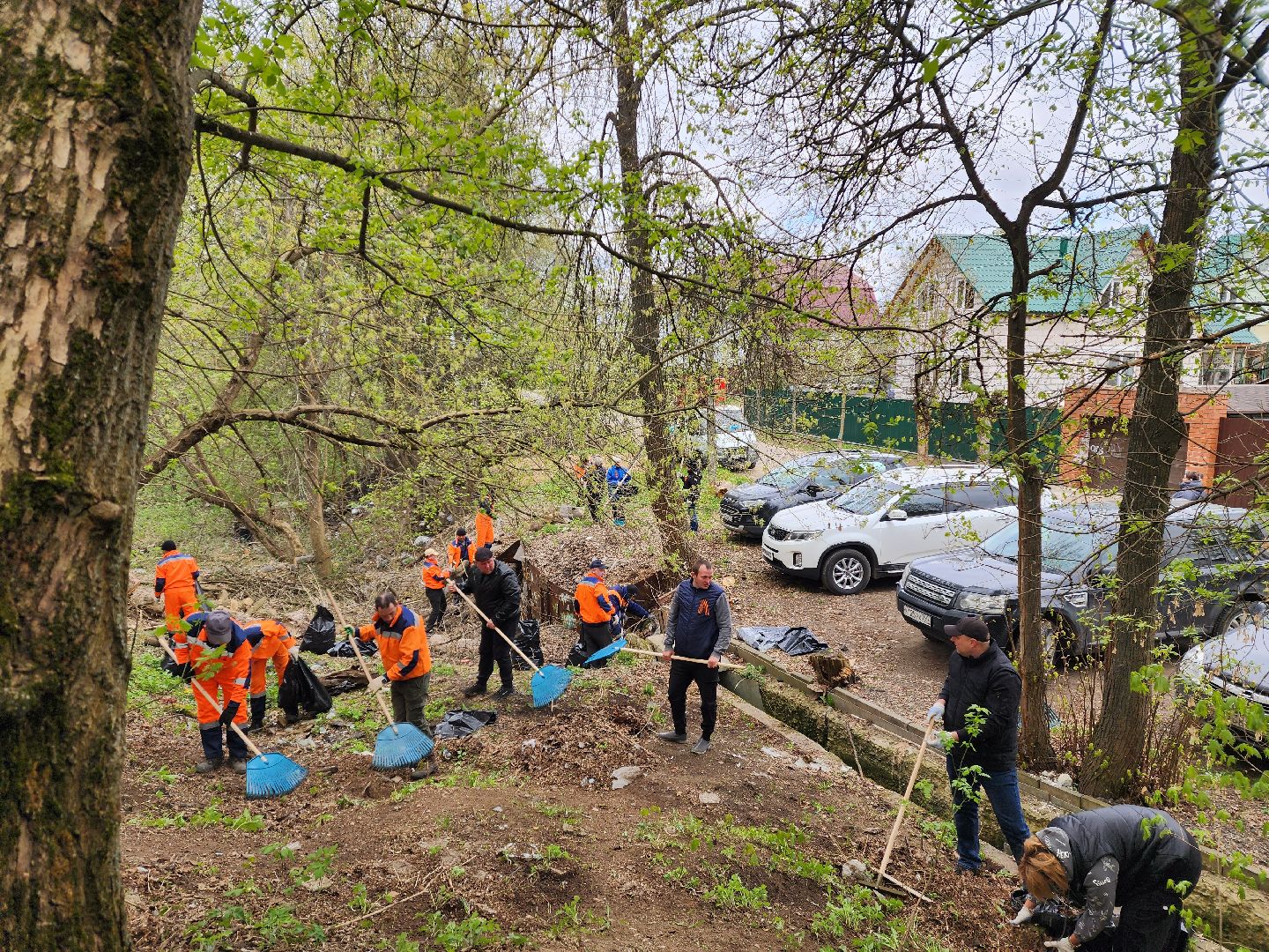 красноармейск, городской округ пушкинский, субботник, уборка города,
