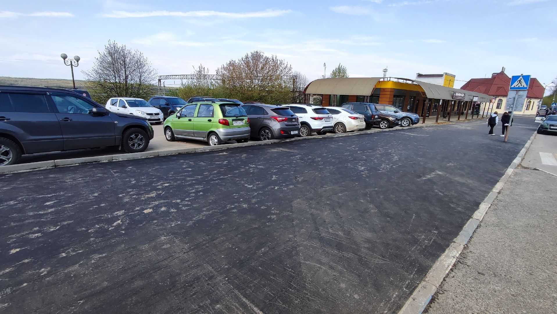 Кашира, вокзал, площадь, железная дорога, асфальт