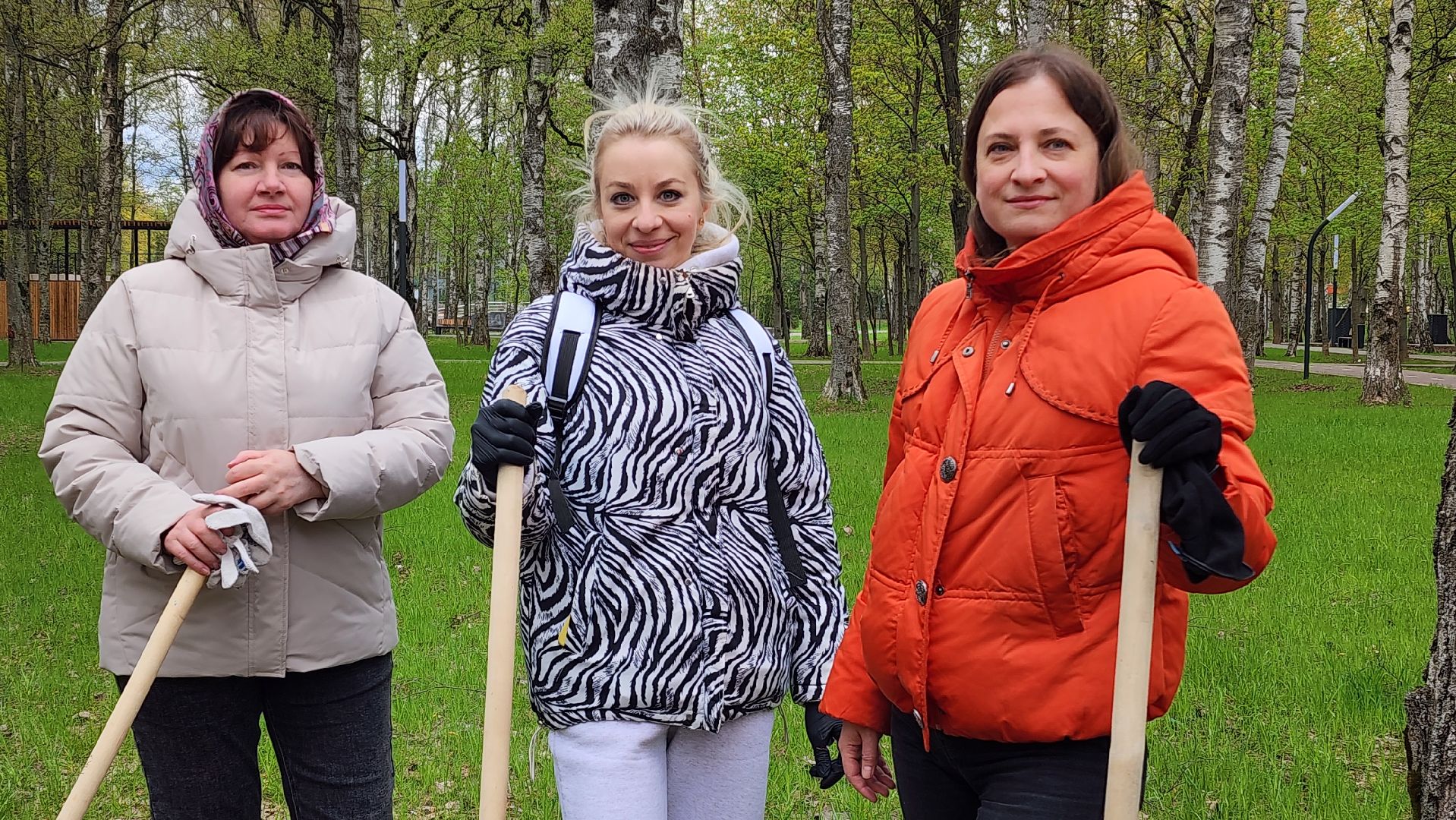 Субботник , Лобня, Центральный парк ,