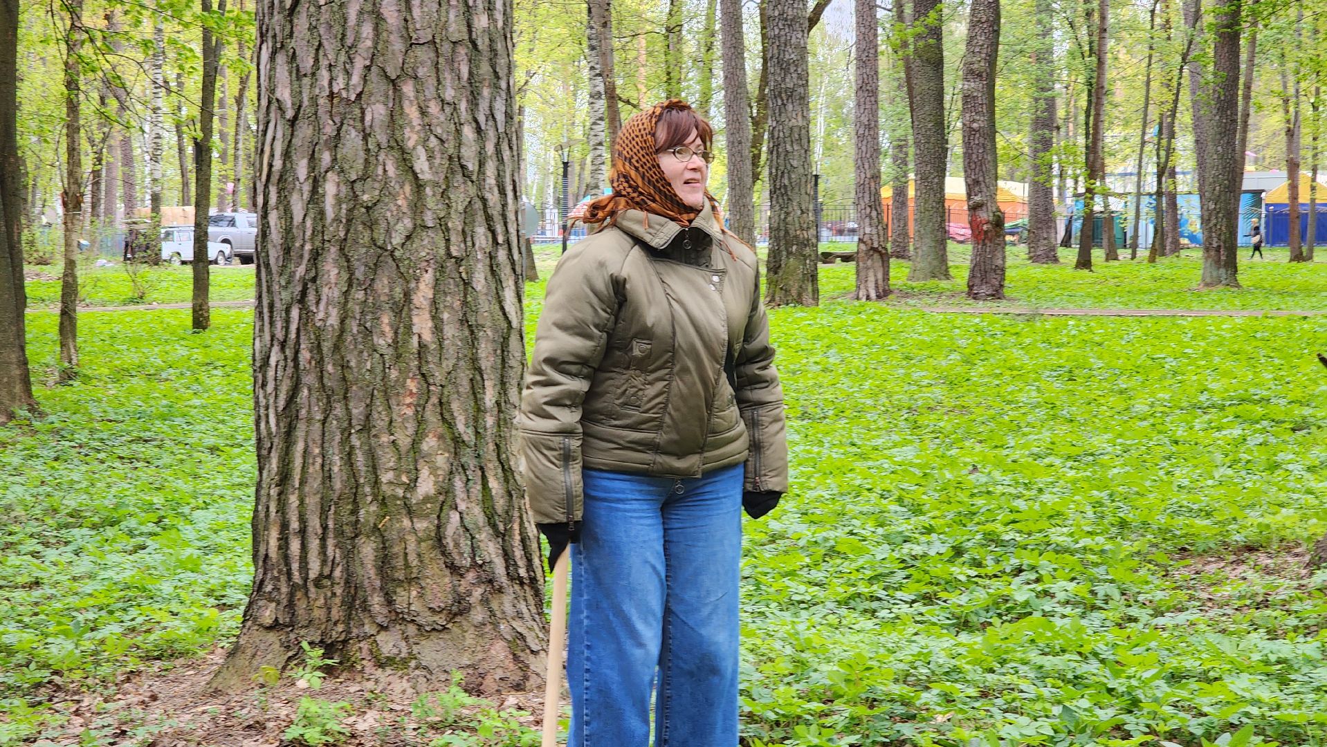 общеобластной субботник, уборка, Центральный парк,Ногинск, Богородский городской округ,