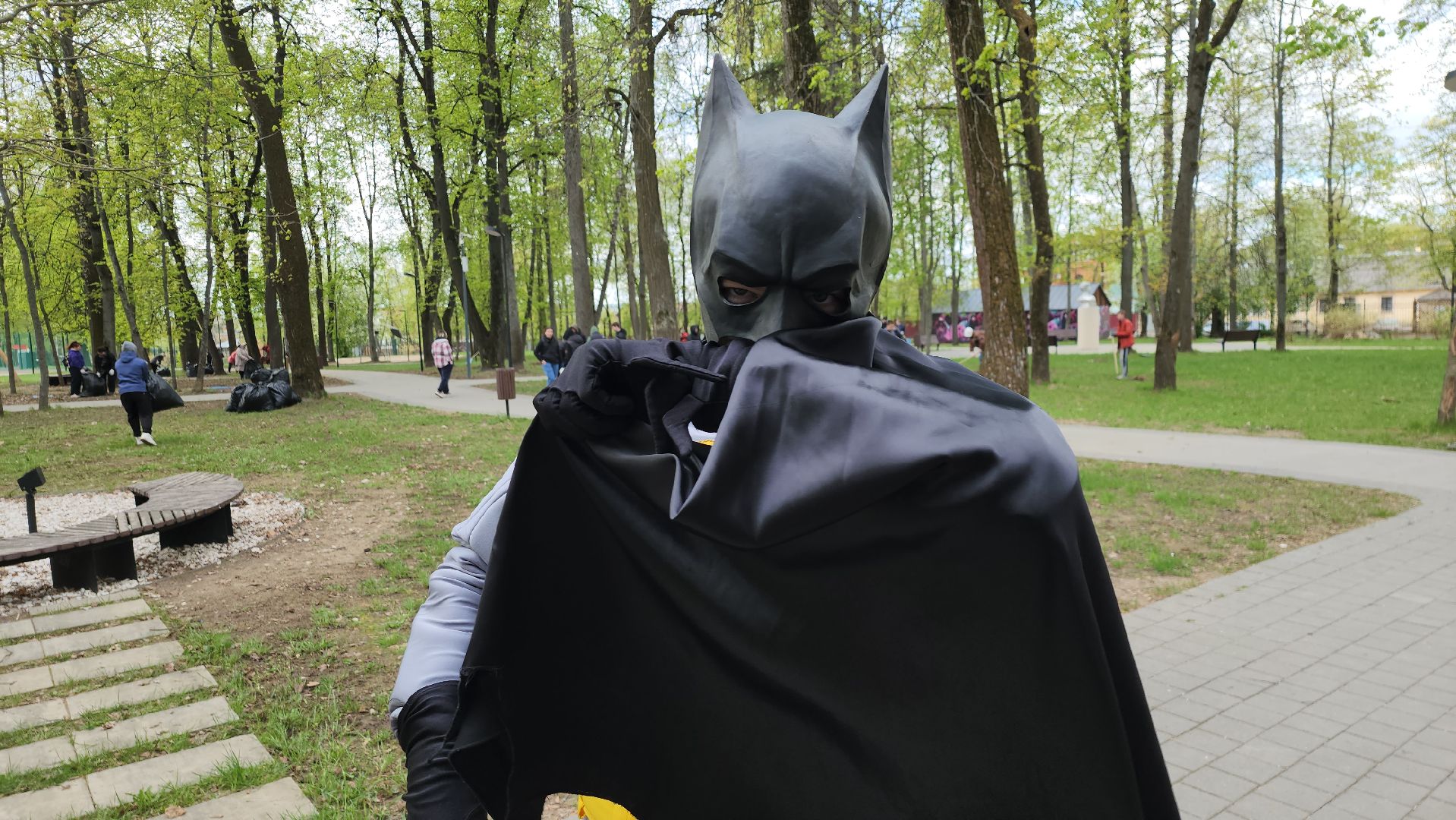 серпухов, подмосковье, областной субботник, бэтмен,