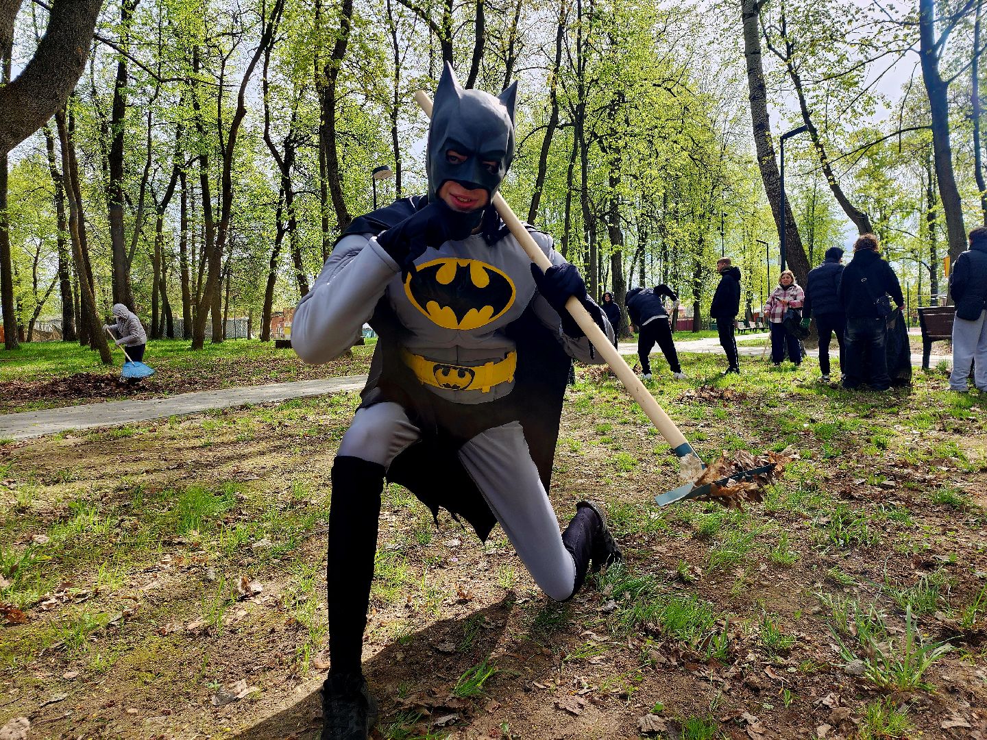 серпухов, подмосковье, областной субботник, бэтмен,
