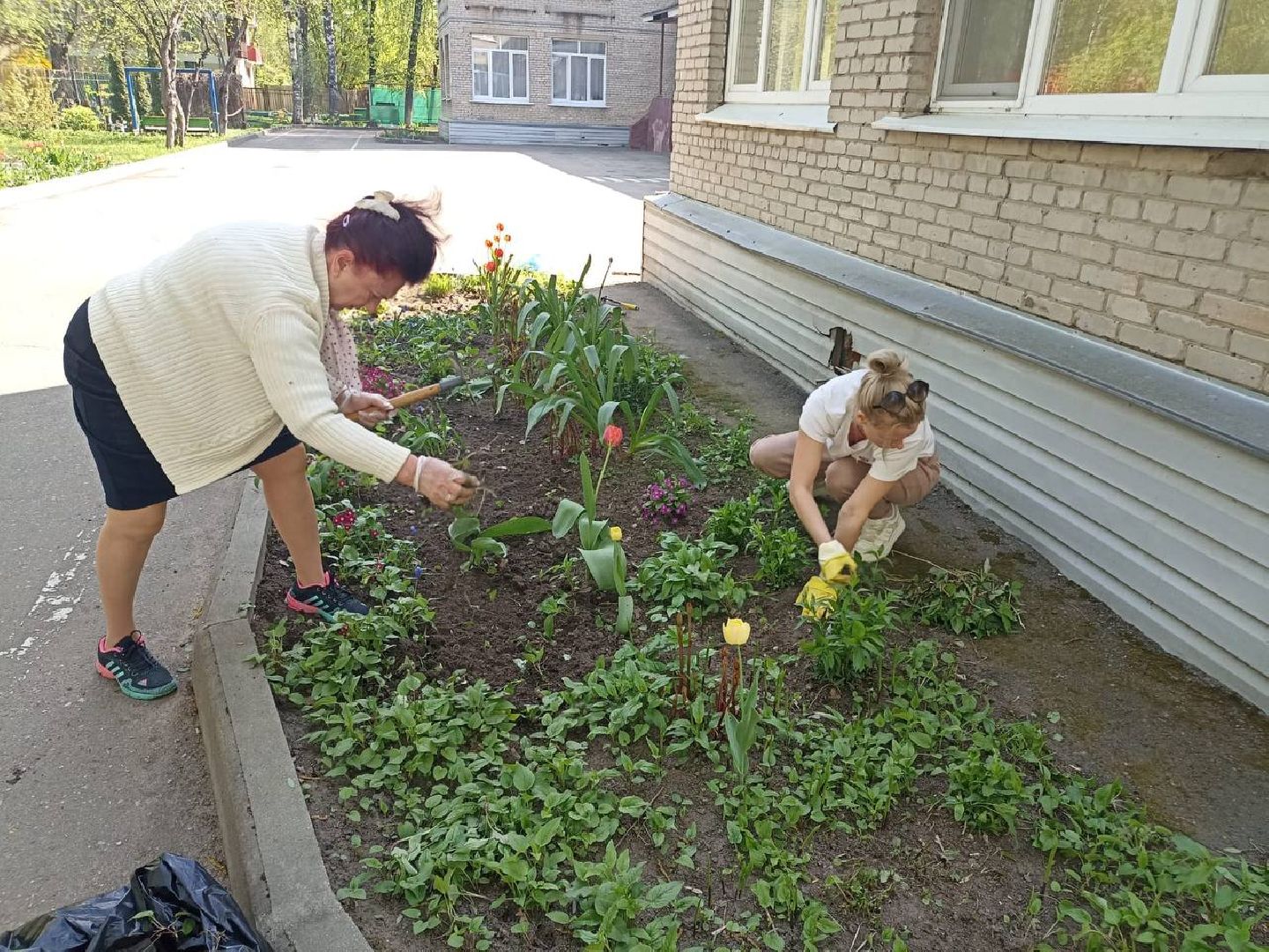 субботник, реутов, дети, уборка, детсад,