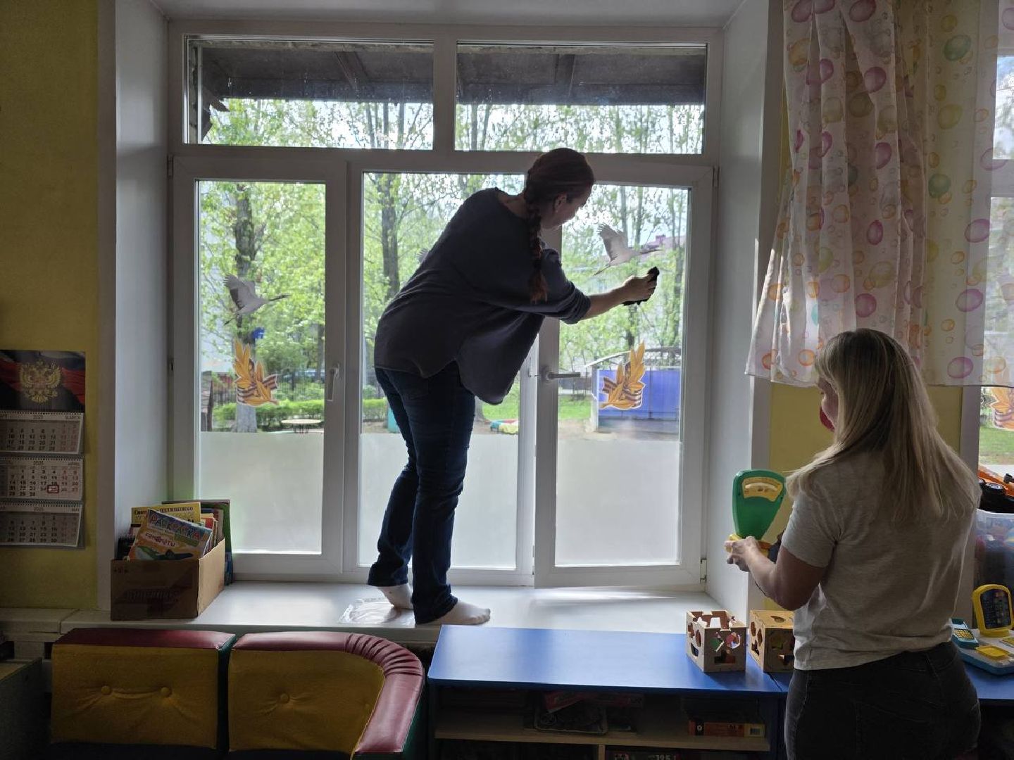 субботник, реутов, дети, уборка, детсад,