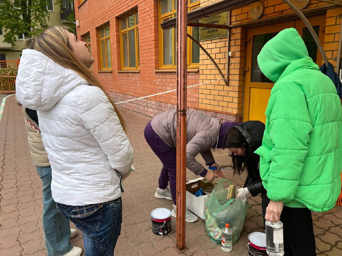 субботник, реутов, дети, уборка, детсад,