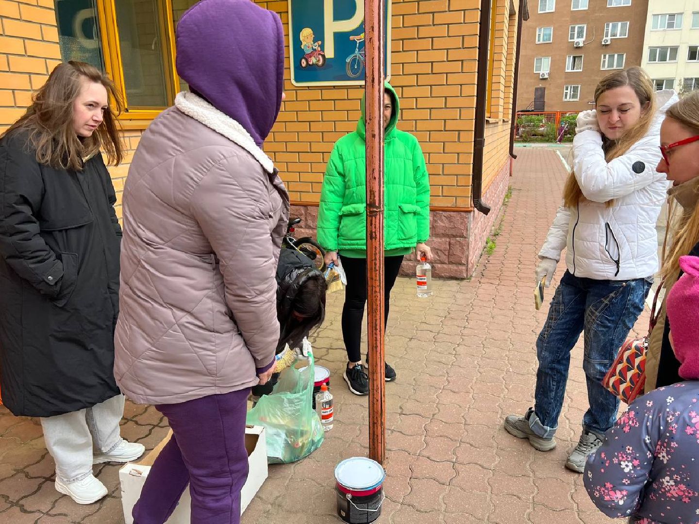 субботник, реутов, дети, уборка, детсад,