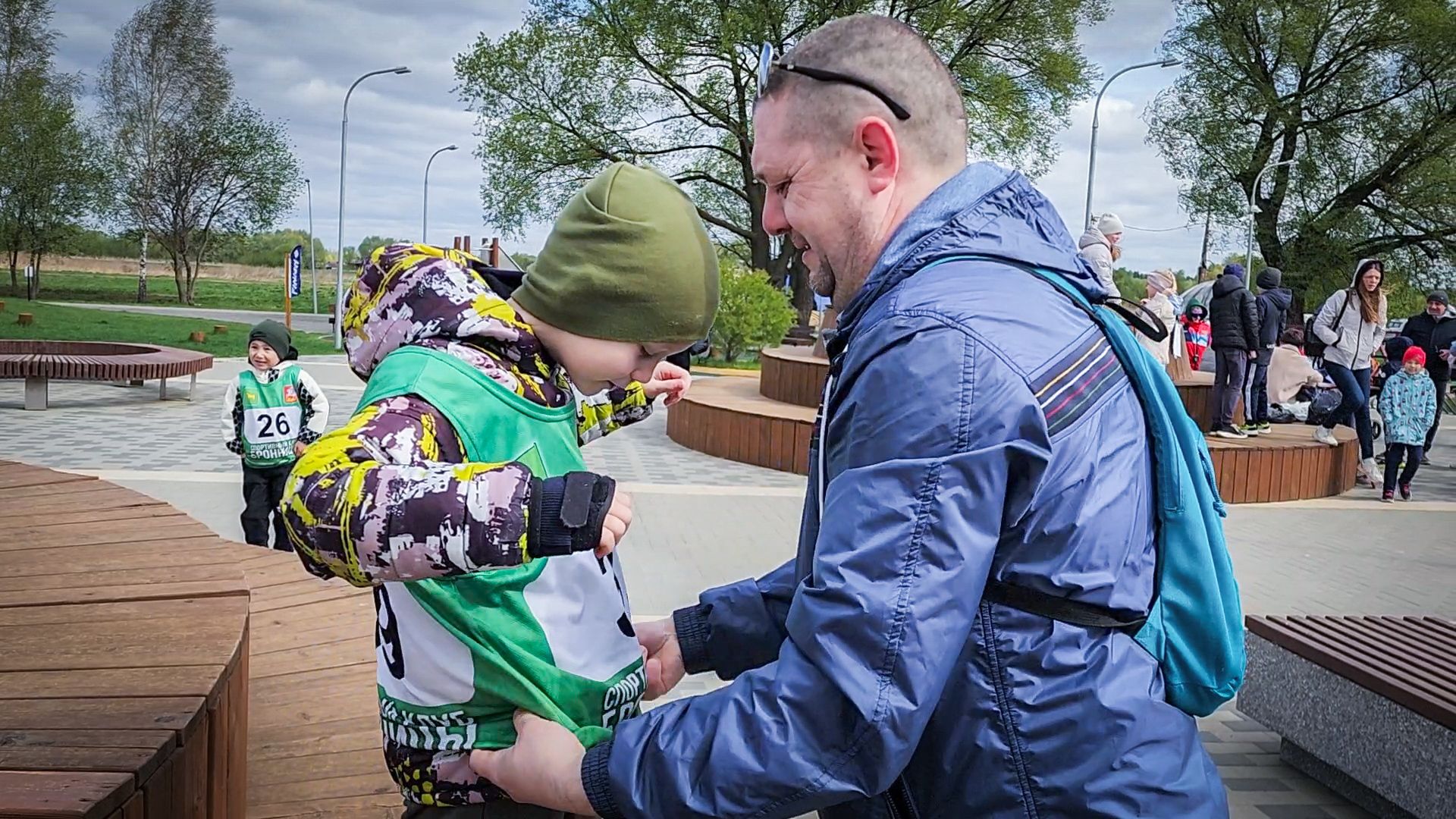 бронницы, весенний забег, дети, парк бронницкий луг,