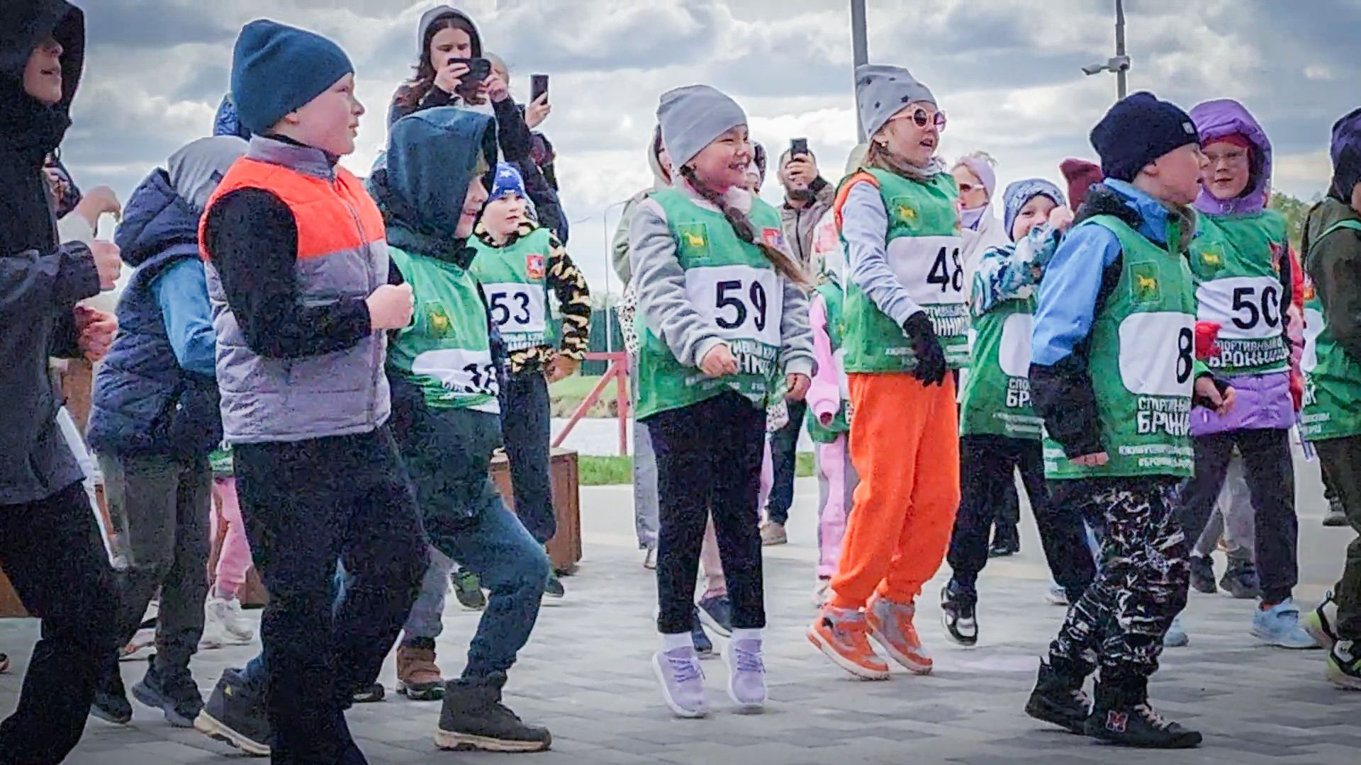 бронницы, весенний забег, дети, парк бронницкий луг,