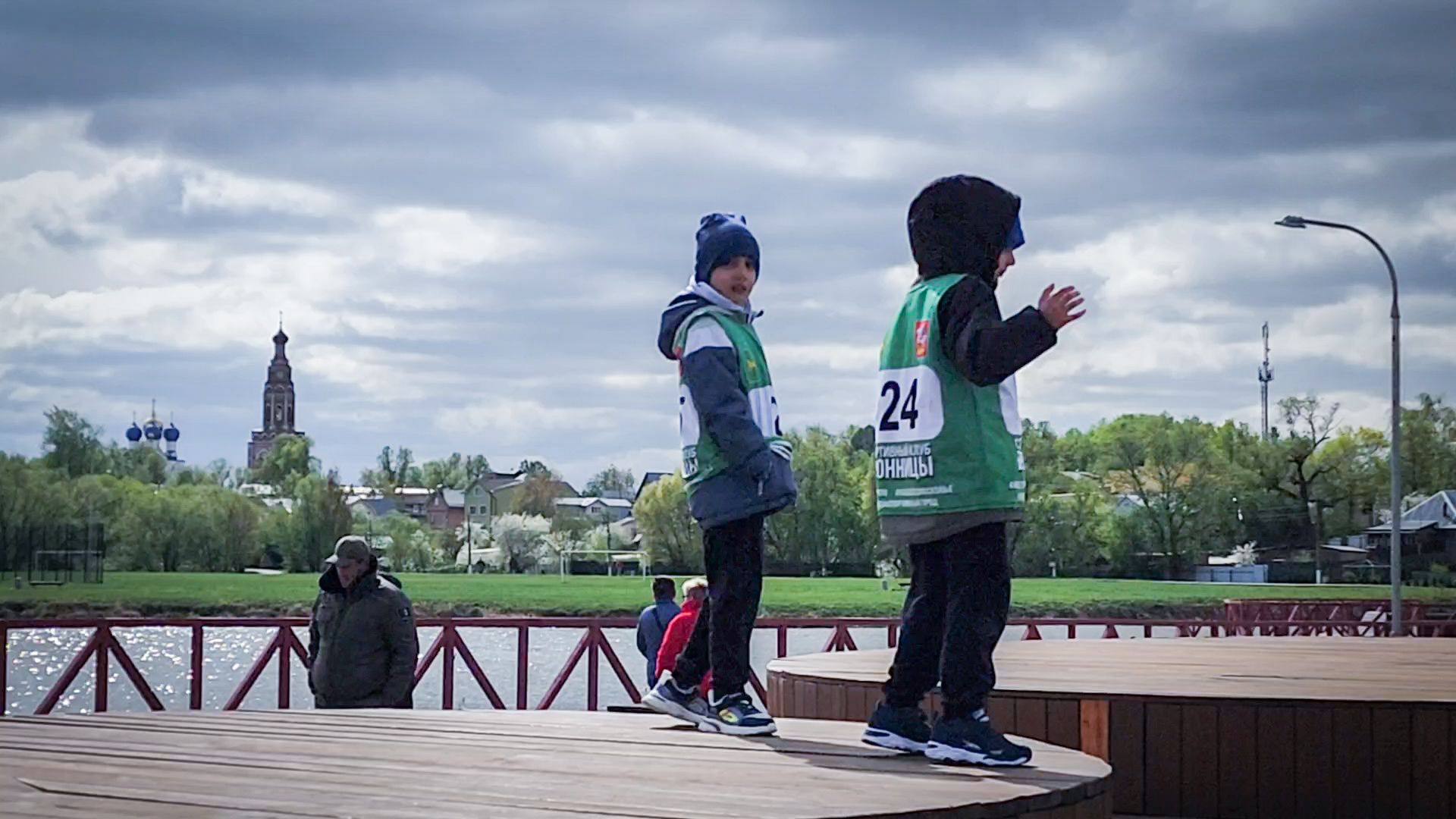 бронницы, весенний забег, дети, парк бронницкий луг,