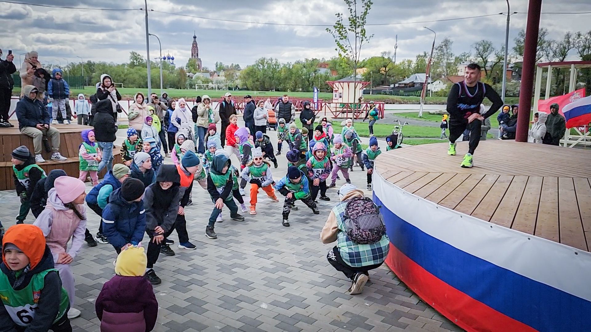 бронницы, весенний забег, дети, парк бронницкий луг,