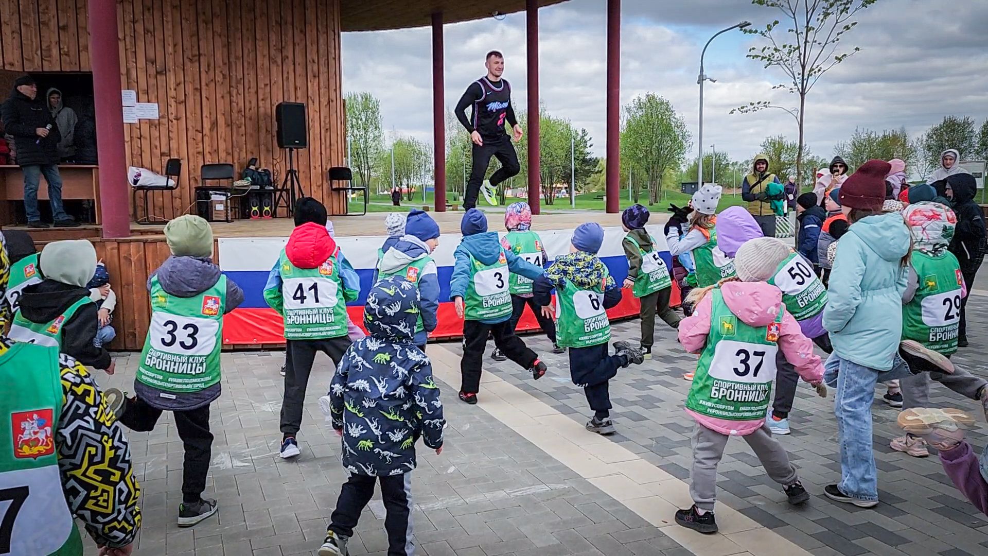 бронницы, весенний забег, дети, парк бронницкий луг,