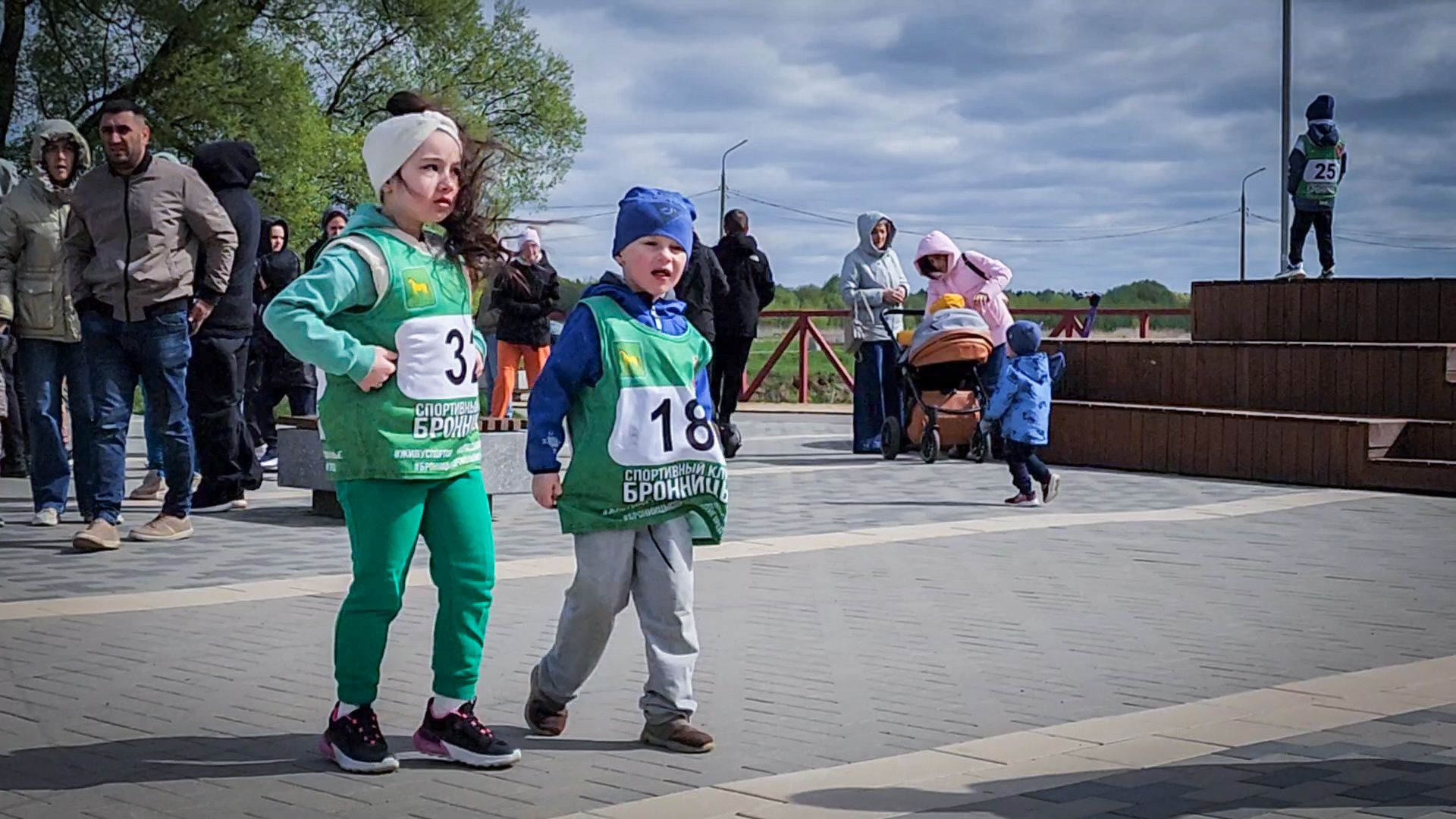 бронницы, весенний забег, дети, парк бронницкий луг,