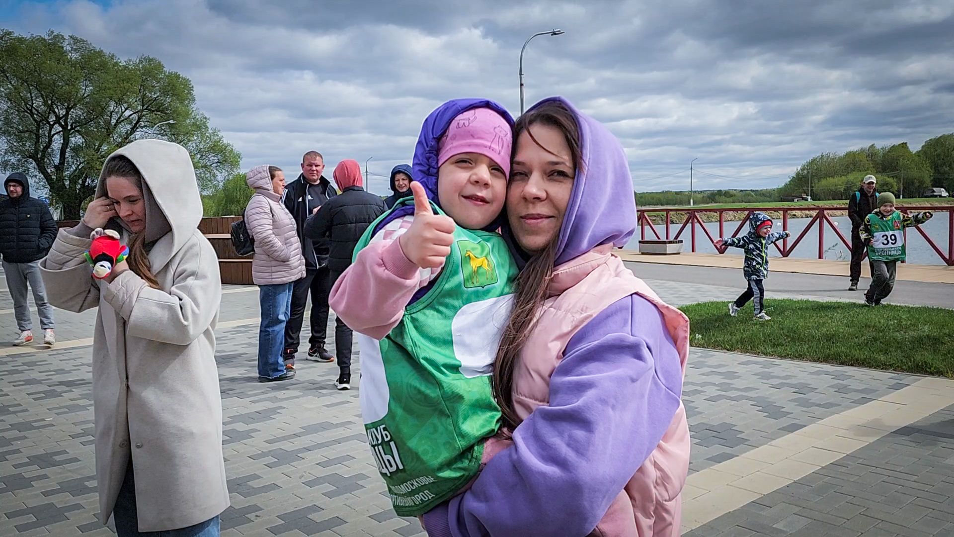 бронницы, весенний забег, дети, парк бронницкий луг,