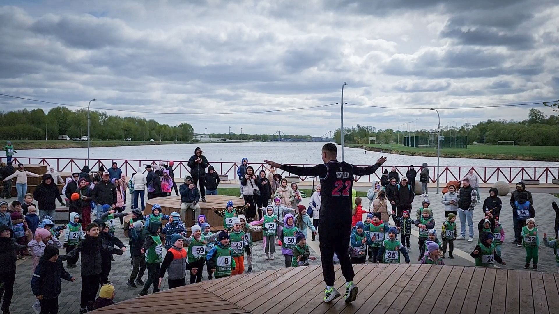 бронницы, весенний забег, дети, парк бронницкий луг,