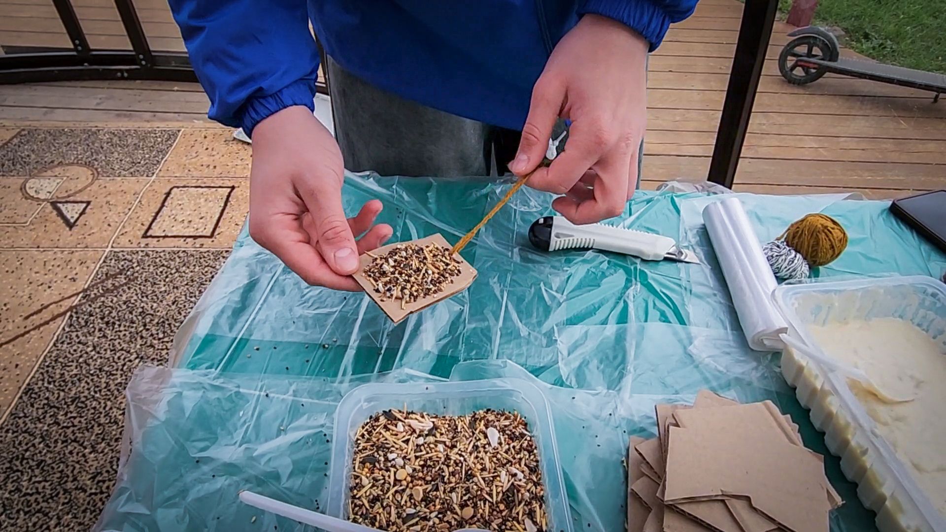 бронницы, мастер-класс , волонтерская рота, создание эко-кормушек ,