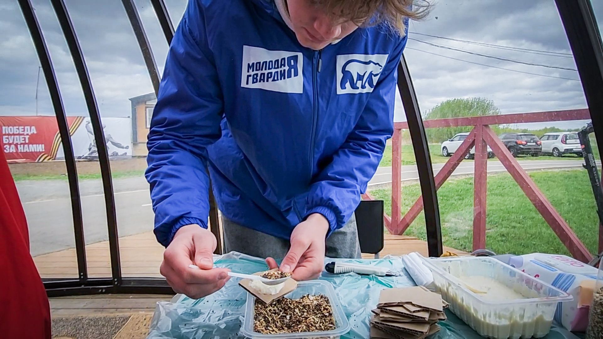 бронницы, мастер-класс , волонтерская рота, создание эко-кормушек ,