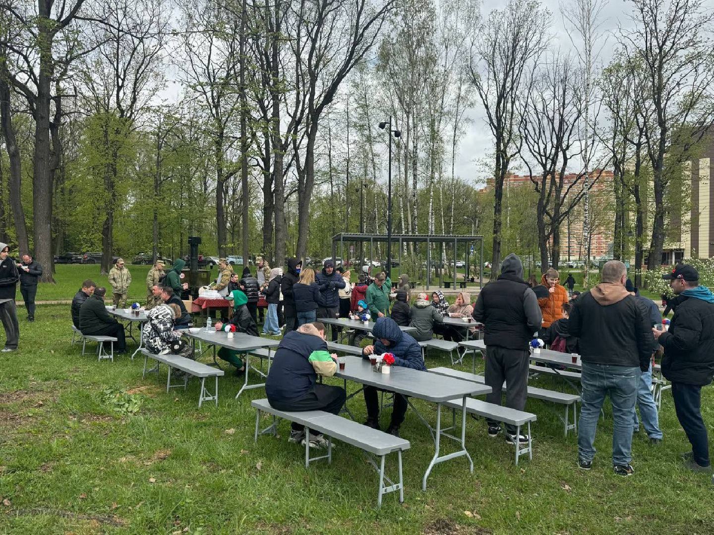 субботник, уборка, полевая кухня,