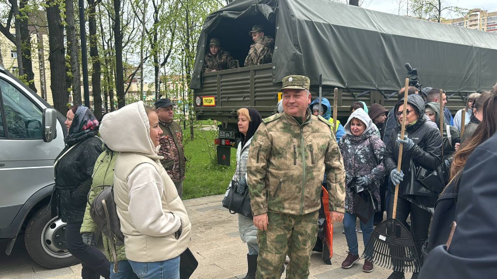 субботник, уборка, полевая кухня,