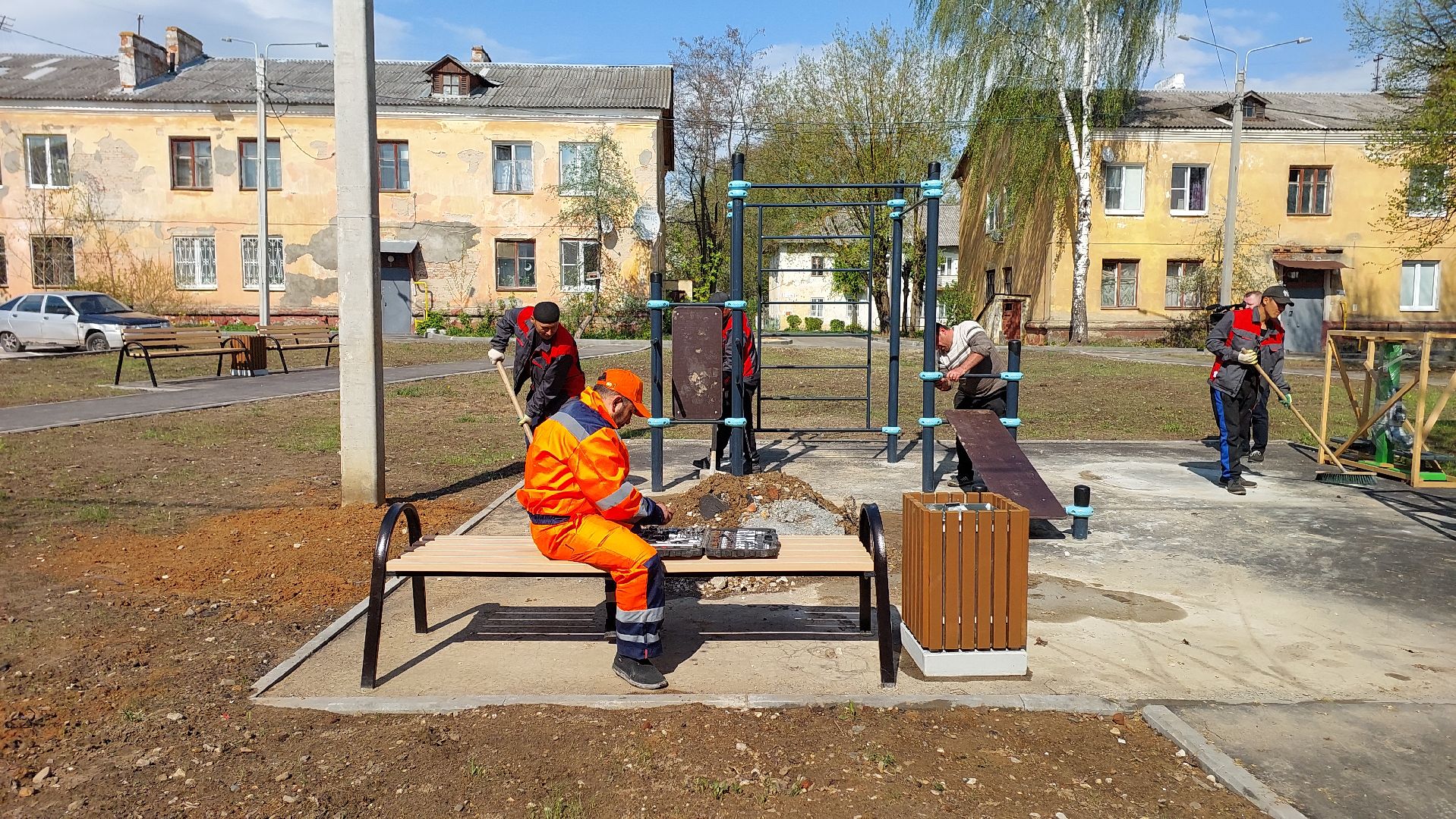 доброе дело, добродел, благоустройство, серпухов, площадка, двор,