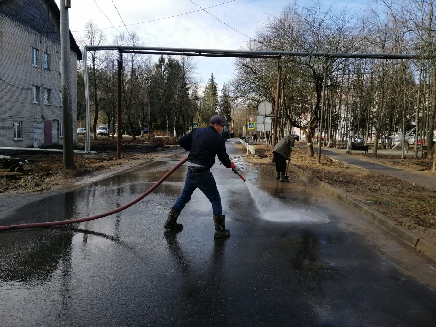 городской округ восход, жкх, благоустройство, дорога, субботник, всероссийский субботник,