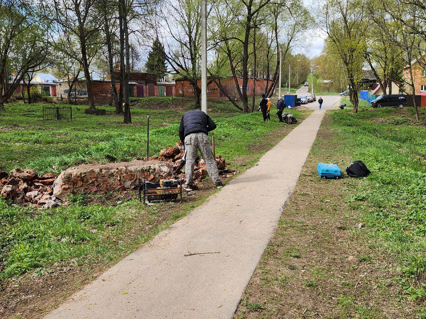 сергиев посад,  субботник, Кладбище,