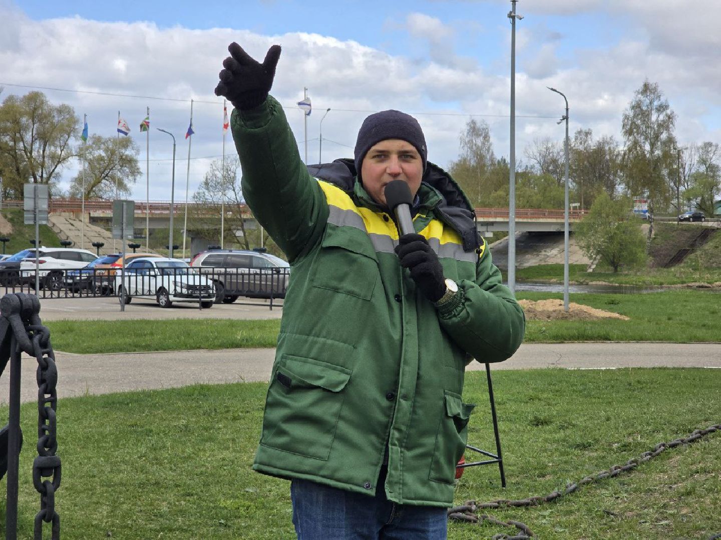 можайск, можайский муниципальный округ, подмосковье, субботник, общеобластной субботник, парк ривьера, городской парк,