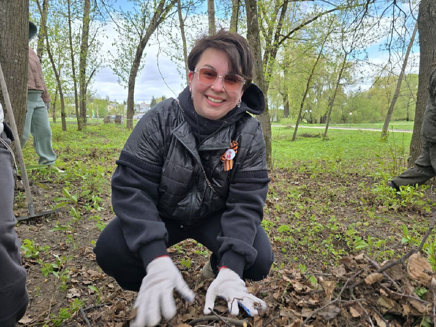 можайск, можайский муниципальный округ, подмосковье, субботник, общеобластной субботник, парк ривьера, городской парк,