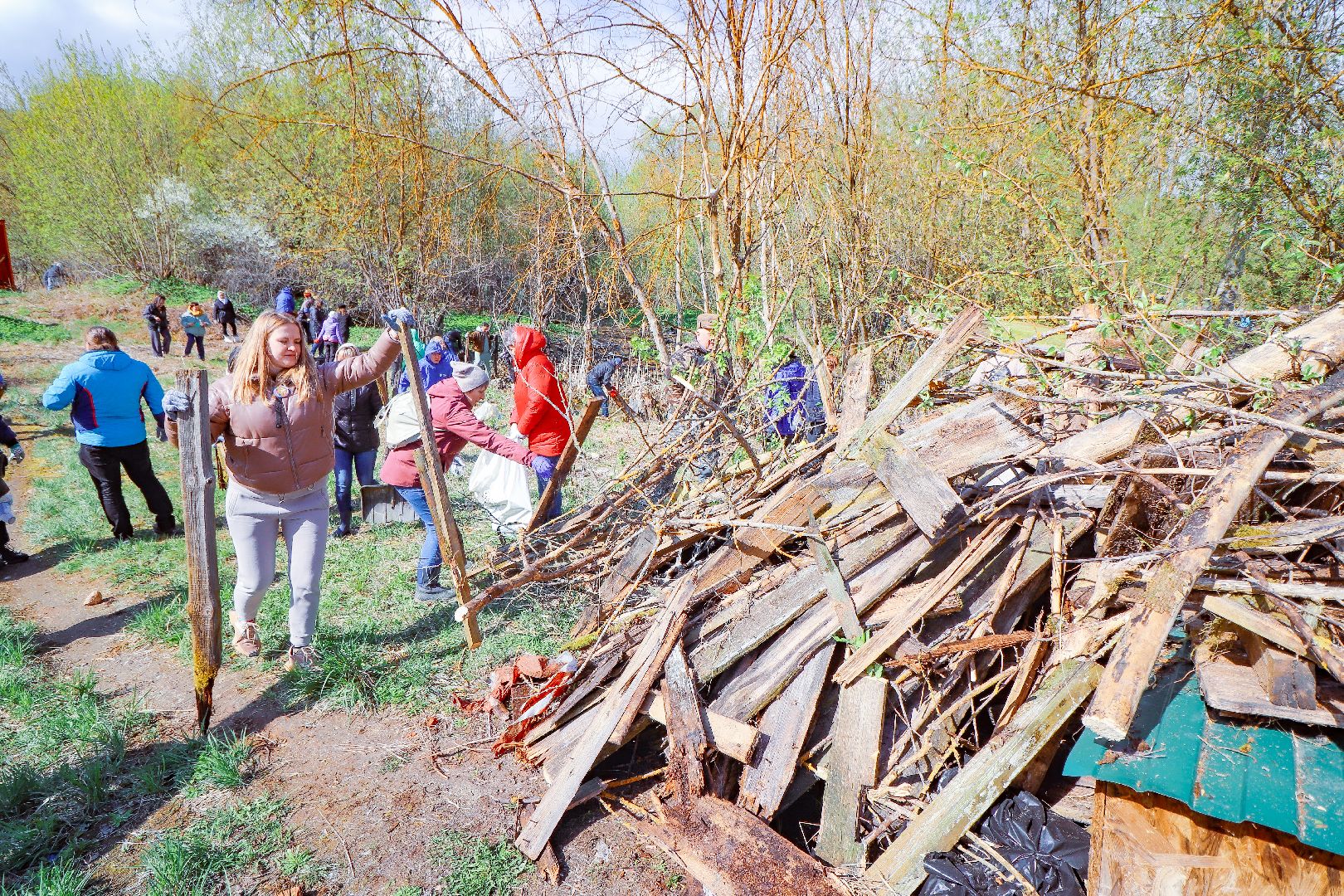 клин, общество, субботник, экология,