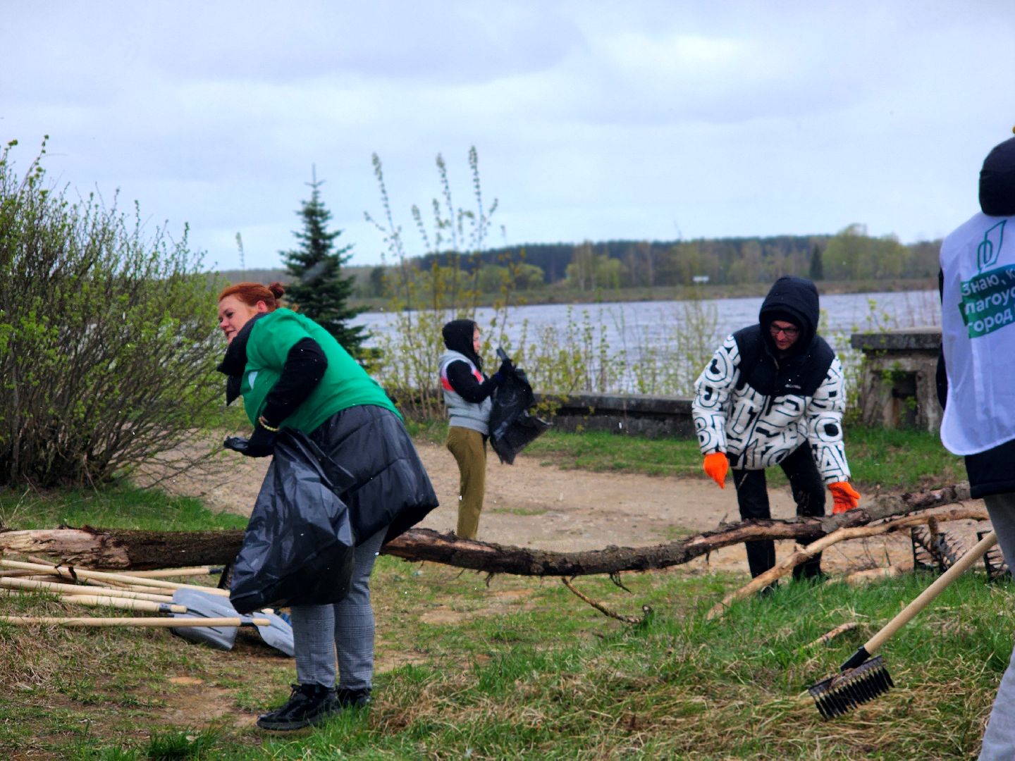 дубна, всероссийский субботник, волонтеры подмосковья, совет депутатов, уборка, иваньковское водохранилище,