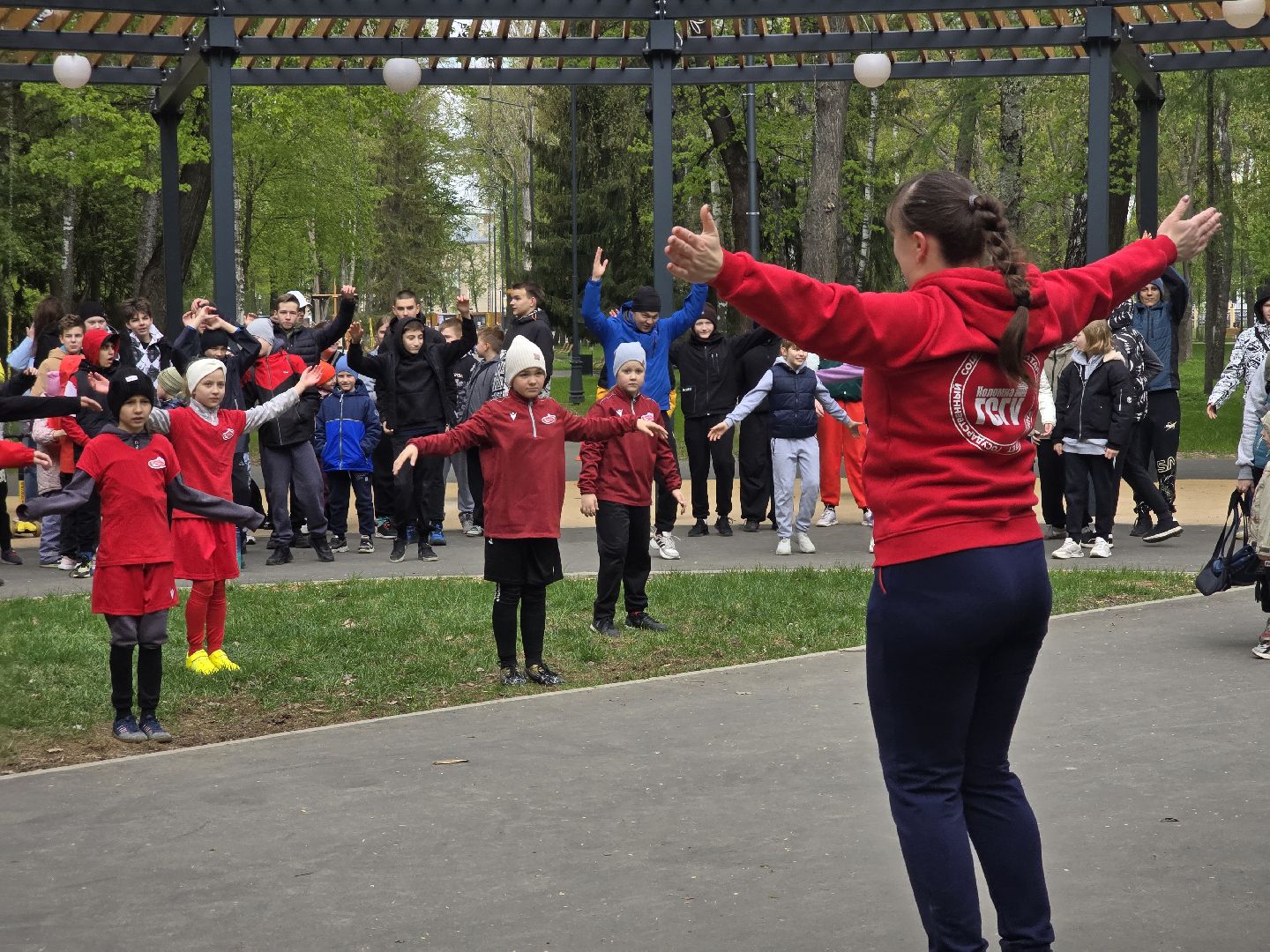 Коломна, парк мира в коломне, парковая атлетика,спортивное мероприятие,