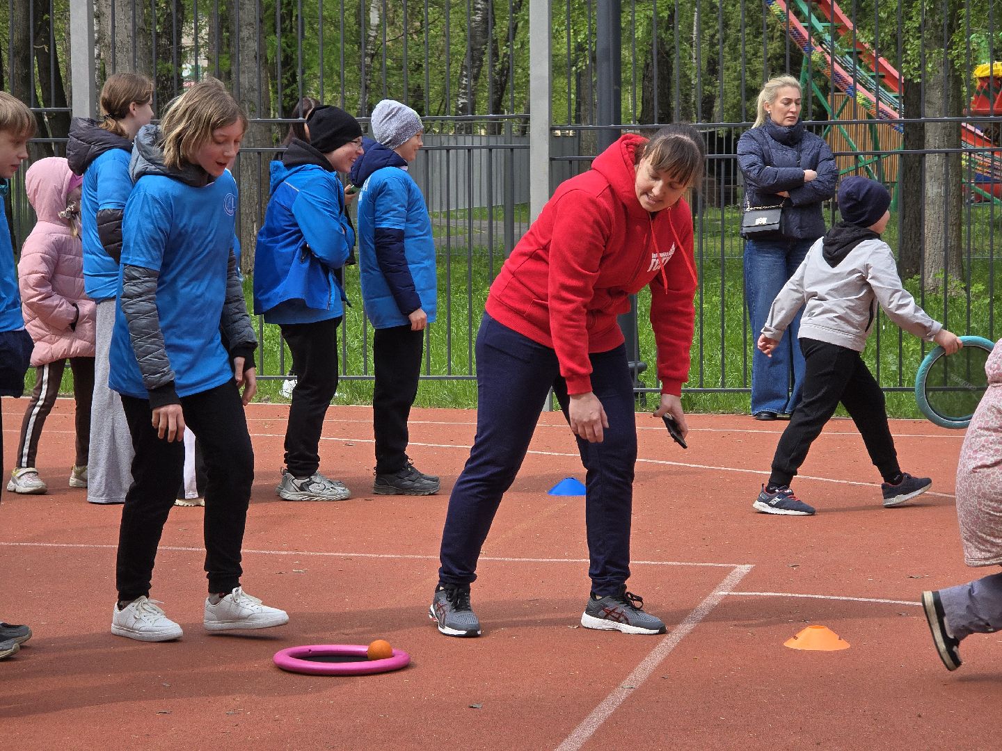 Коломна, парк мира в коломне, парковая атлетика,спортивное мероприятие,