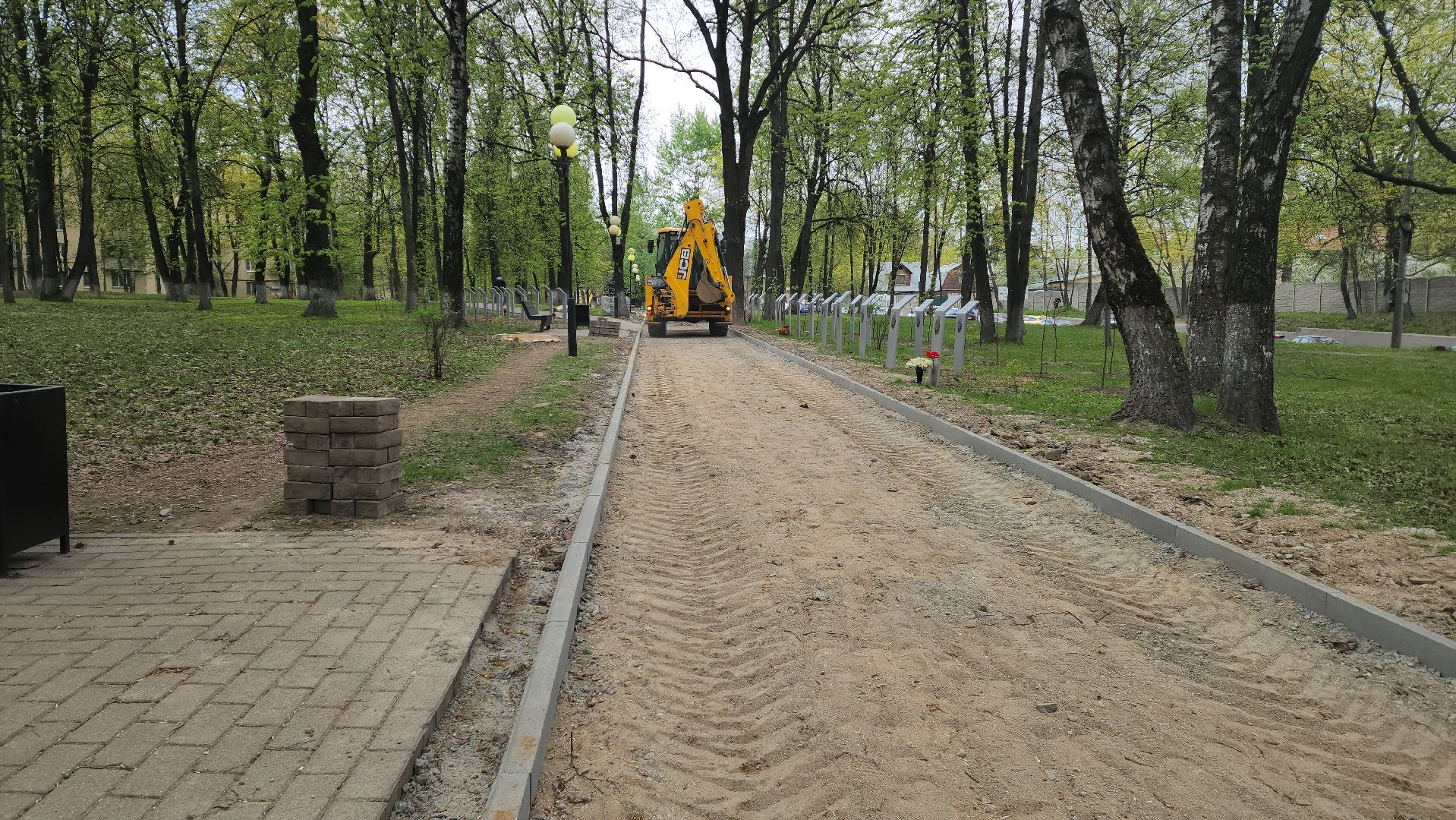 день победы, благоустройство, плитка,