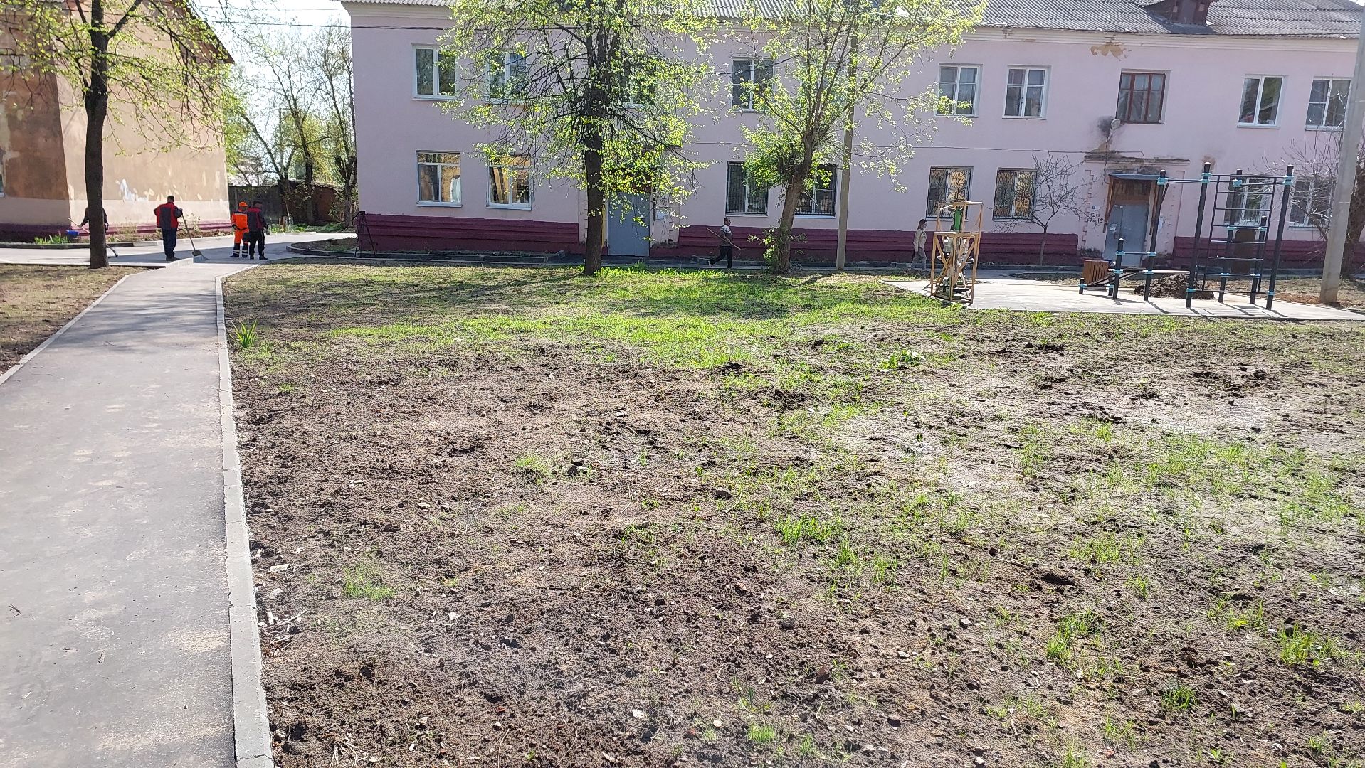 двор, дети, детский спорт, доброе дело, серпухов, добродел, благоустройство,