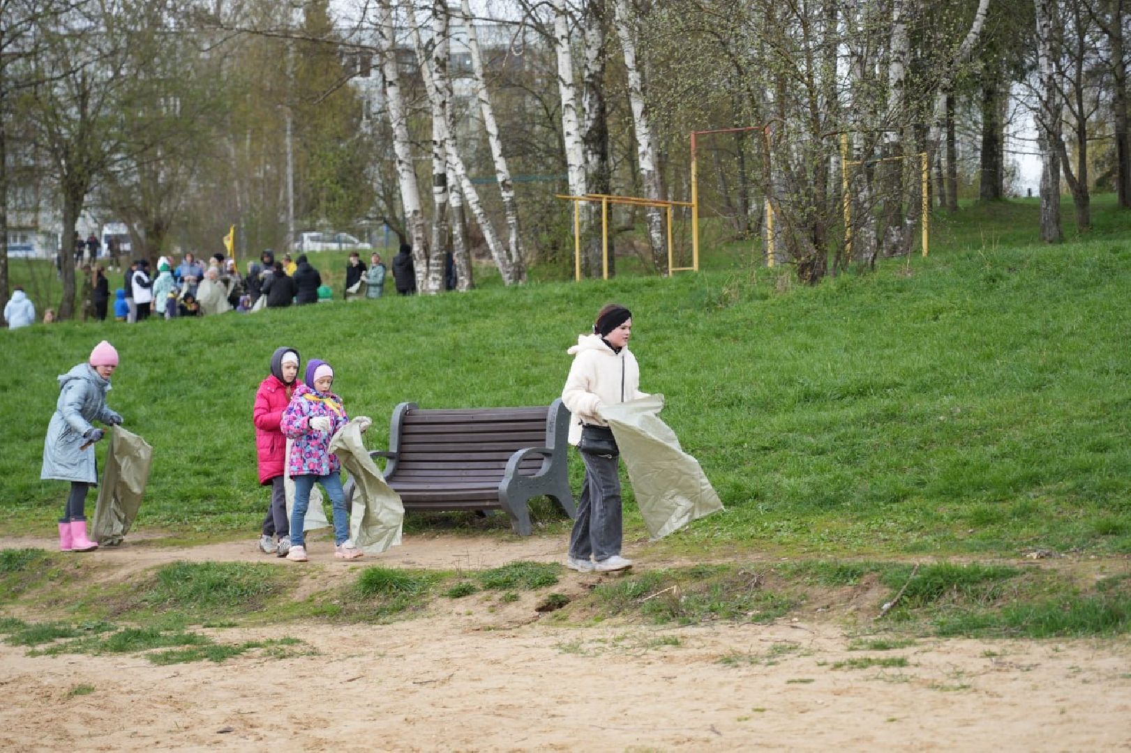 субботник,  эко марафон, сергиево-посадский городской округ, сергиев посад, общеобластной субботник, благоустройство,