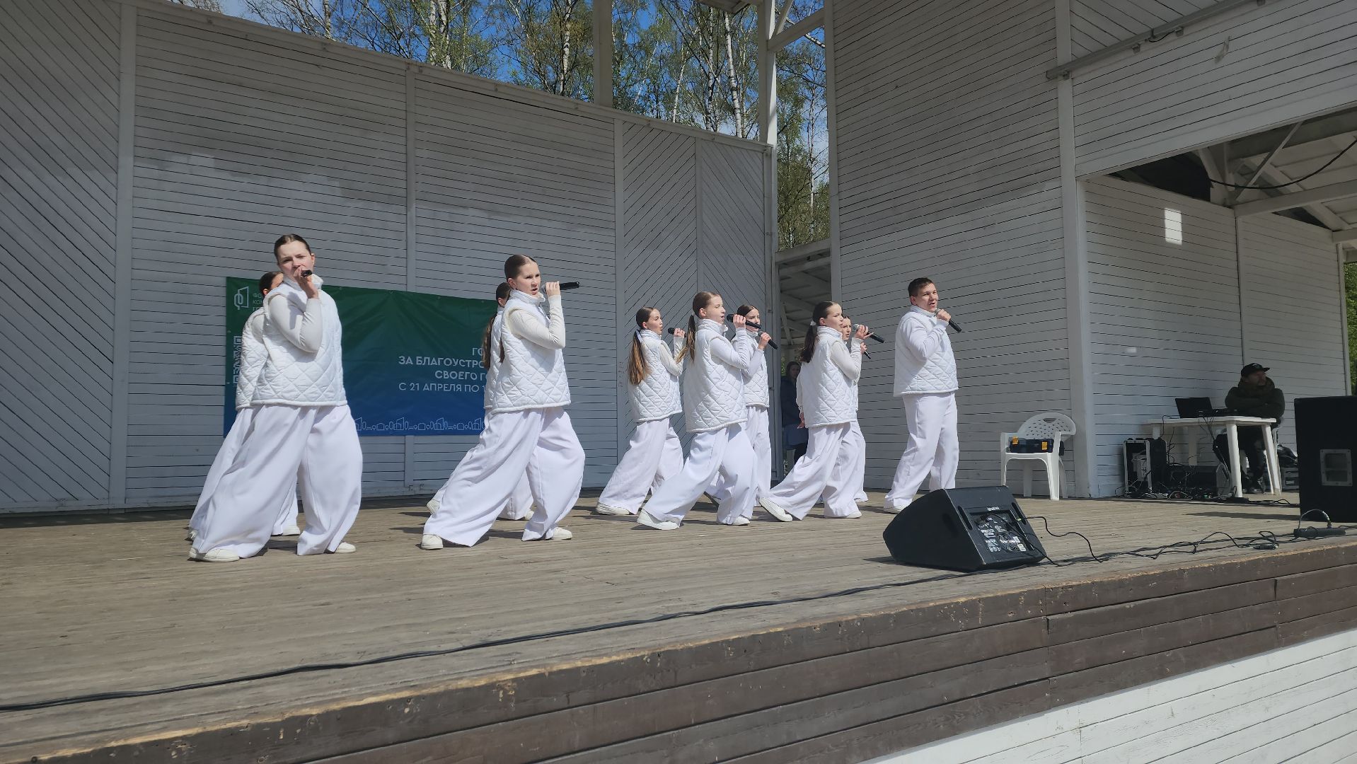 парки го пушкинский, субботник, вертикалки, концерт, творческие коллективы, сольные номера,