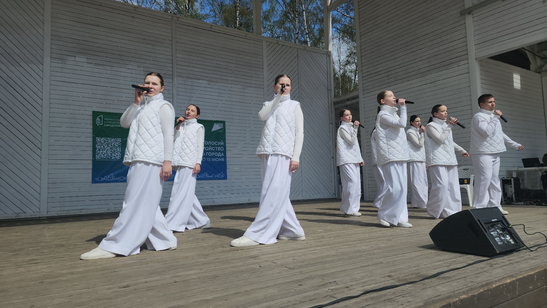 парки го пушкинский, субботник, вертикалки, концерт, творческие коллективы, сольные номера,