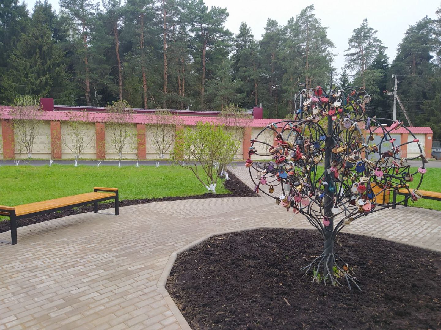 Снегири, Музей, Дерево любви, благоустройство