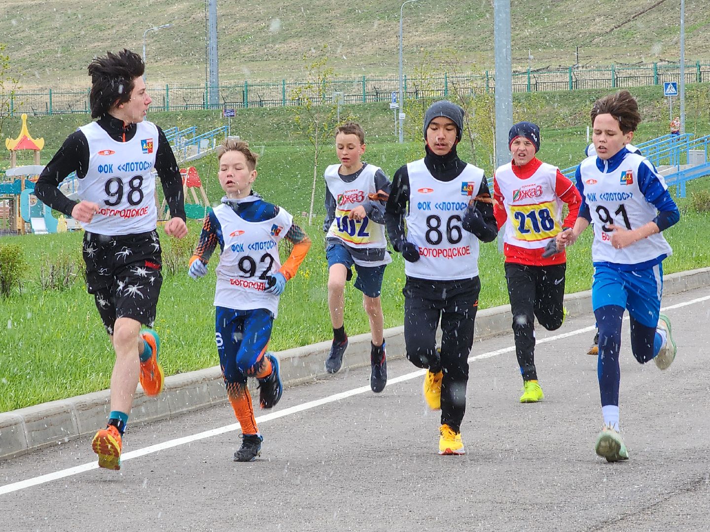 сергиев посад, богородское, фок лотос, канал для гребного слалома, забег победы, соревнования по бегу,