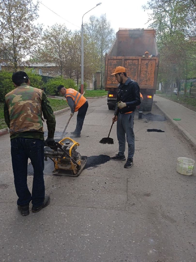 пушкинский, ивантеевка, санаторий, ямочный ремонт, ямы на дорогах, коммунальная служба, асфальтирование,