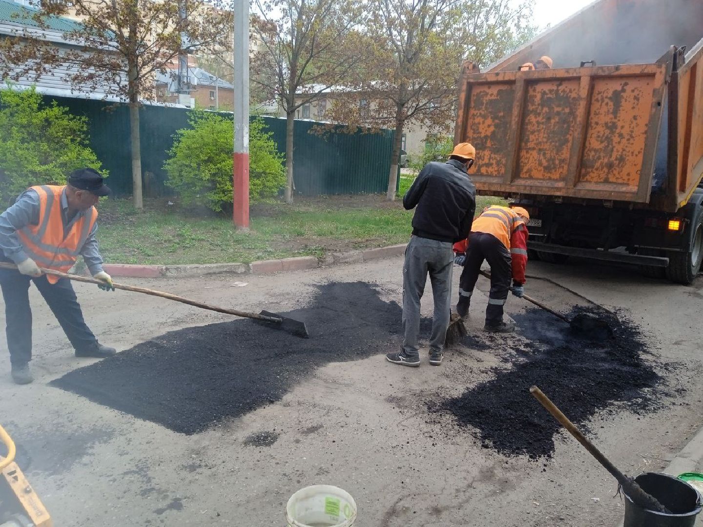 пушкинский, ивантеевка, санаторий, ямочный ремонт, ямы на дорогах, коммунальная служба, асфальтирование,