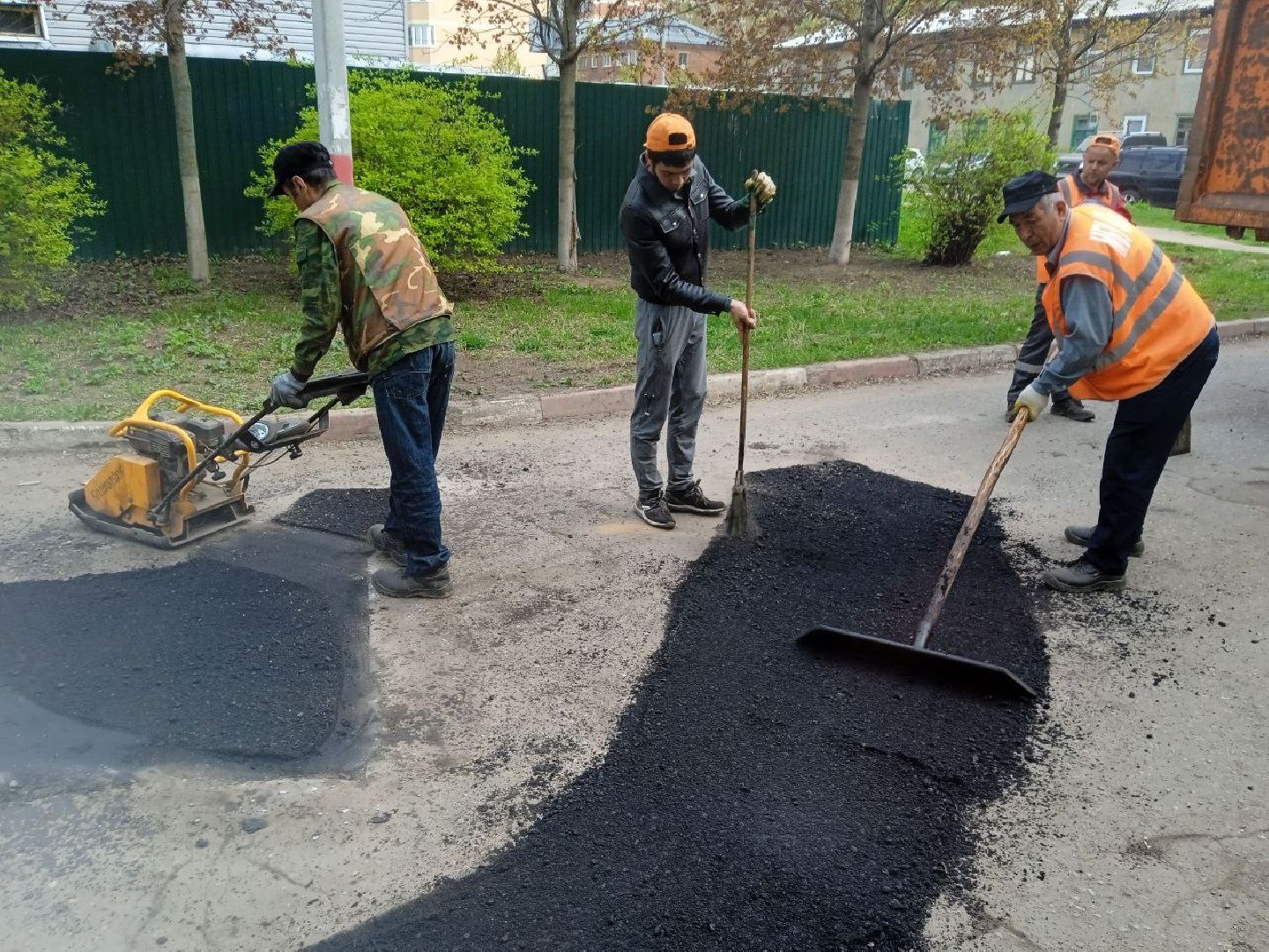 пушкинский, ивантеевка, санаторий, ямочный ремонт, ямы на дорогах, коммунальная служба, асфальтирование,
