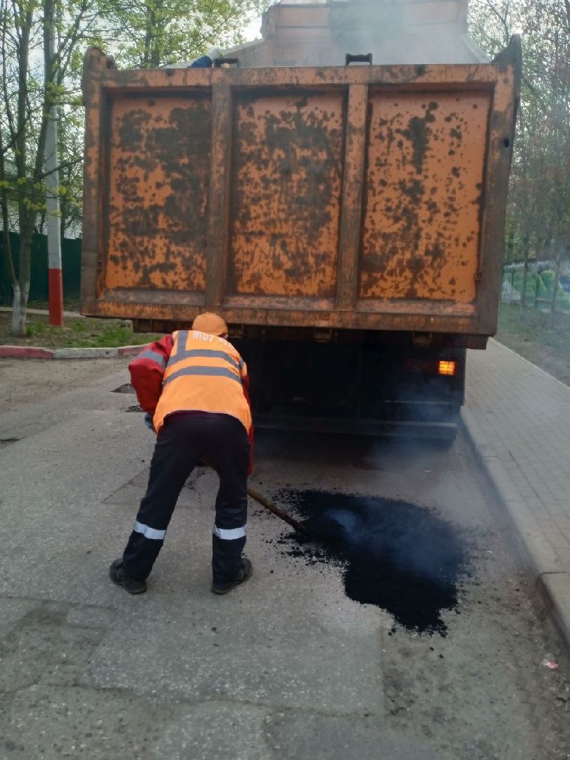 пушкинский, ивантеевка, санаторий, ямочный ремонт, ямы на дорогах, коммунальная служба, асфальтирование,