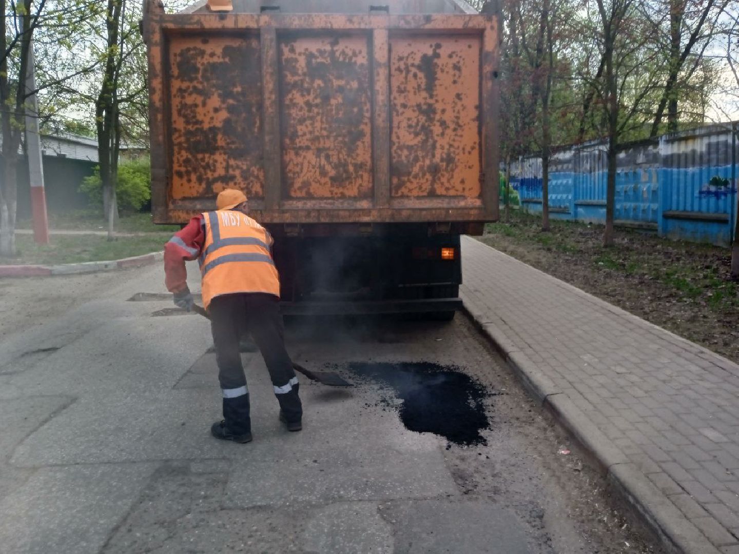 пушкинский, ивантеевка, санаторий, ямочный ремонт, ямы на дорогах, коммунальная служба, асфальтирование,