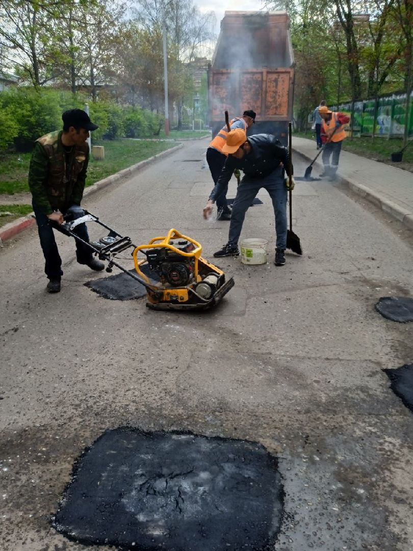 пушкинский, ивантеевка, санаторий, ямочный ремонт, ямы на дорогах, коммунальная служба, асфальтирование,