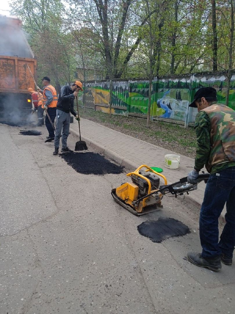 пушкинский, ивантеевка, санаторий, ямочный ремонт, ямы на дорогах, коммунальная служба, асфальтирование,