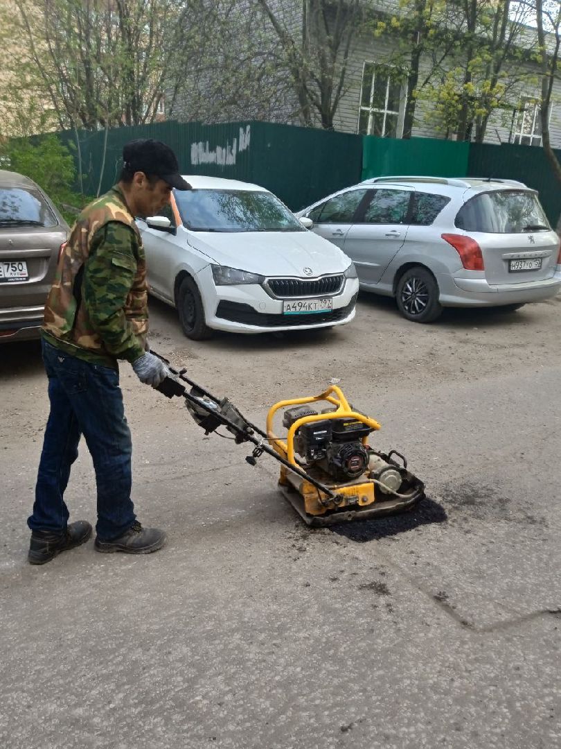 пушкинский, ивантеевка, санаторий, ямочный ремонт, ямы на дорогах, коммунальная служба, асфальтирование,